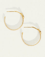 Load image into Gallery viewer, Temple Of The Sun - Gigi Hoop Earrings - Gold
