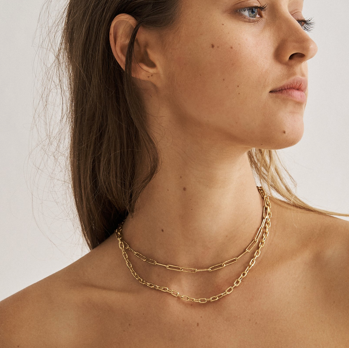 Temple Of The Sun - Kiya Chain Necklace - Gold