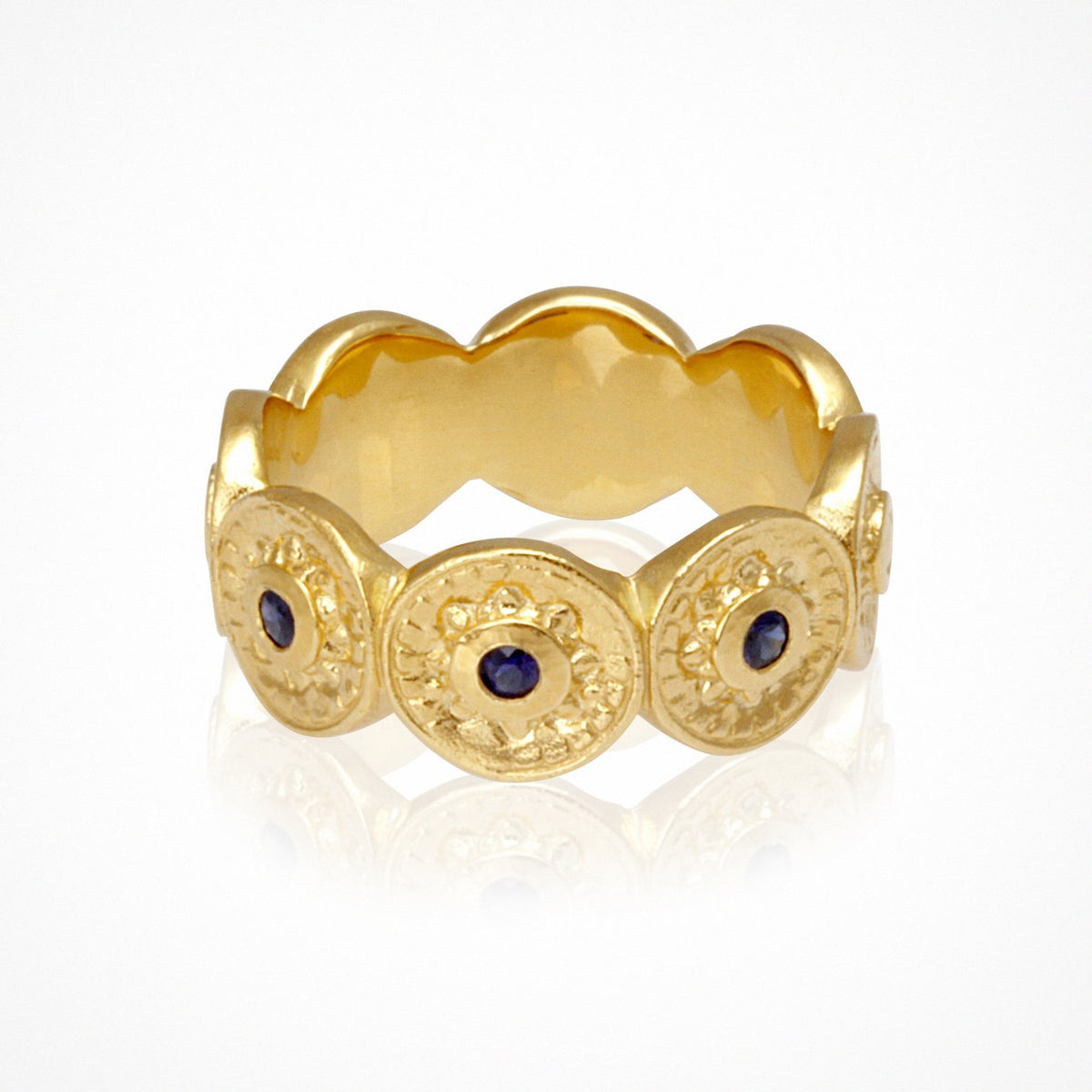 Temple Of The Sun - Vesta Ring - Gold – Three Stories