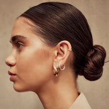 Load image into Gallery viewer, Arms Of Eve - Jett Hoop Earrings - Gold
