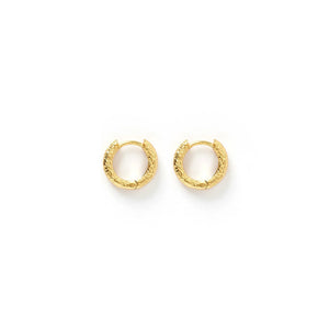 Arms Of Eve - Luka Huggie Earrings - Gold