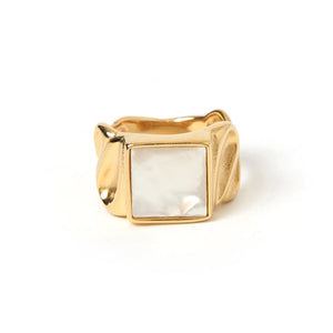 Arms Of Eve - Fez Pearl Ring - Gold