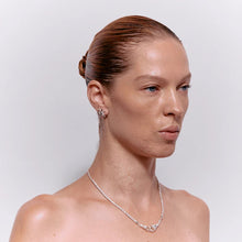 Load image into Gallery viewer, Cleopatra’s Bling - Handmade Snake Chain Necklace - Silver
