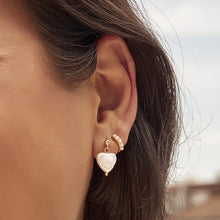 Load image into Gallery viewer, Arms Of Eve - Lover Gold and Pearl Earrings
