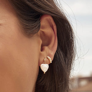Arms Of Eve - Lover Gold and Pearl Earrings