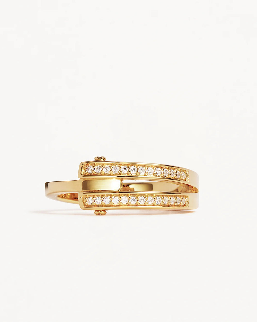 By Charlotte - Connect Deeply Ring - Gold
