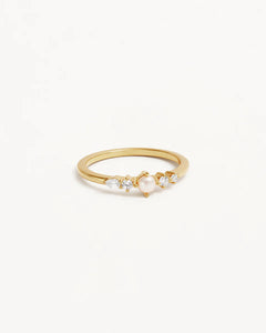 By Charlotte - Sea Foam Ring - Gold