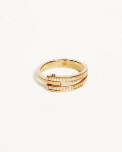 By Charlotte - Connect Deeply Ring - Gold