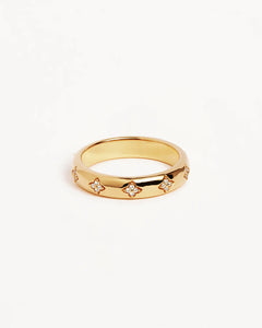 By Charlotte - Bloom With You Lotus Ring - Gold