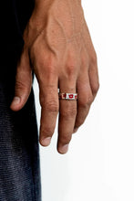 Load image into Gallery viewer, Merchants Of The Sun - Bouquet Ring Red - Silver
