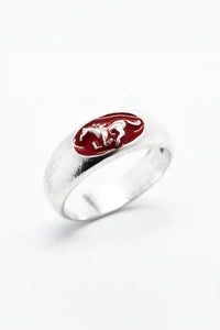 Merchants Of The Sun - Stallion Ring Red - Silver