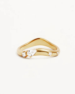 By Charlotte - Chasing Tides Ring - Gold
