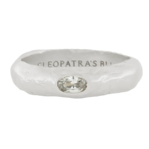 Cleopatra's Bling - Trismosin Ring with Zircon - Silver