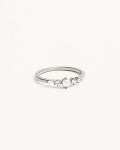 By Charlotte - Sea Foam Ring - Silver