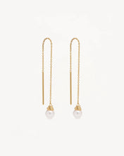 Load image into Gallery viewer, By Charlotte - Whispers of Tranquillity Pearl Thread Earrings
