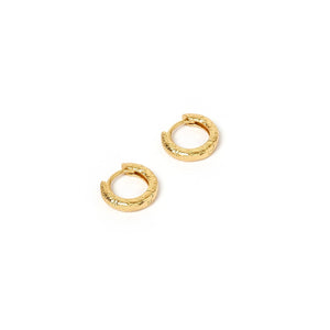 Arms Of Eve - Luka Huggie Earrings - Gold