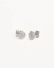 Load image into Gallery viewer, By Charlotte - By The Shore Shell Stud Earrings - Silver
