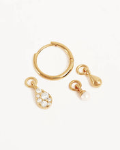 Load image into Gallery viewer, By Charlotte - Ocean Mist Hoops - Gold
