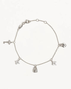 By Charlotte - Love Unlocked Charm Bracelet - Silver