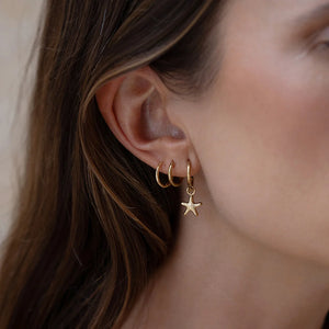 Arms Of Eve - Sea Star Earrings - Gold