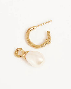 By Charlotte-  Whispers of Tranquility Pearl Hoops