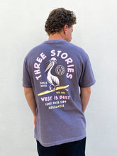 Load image into Gallery viewer, Three Stories - Pelican Tee - Wine
