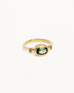 By Charlotte - Radiant Soul Tourmaline Ring - Gold