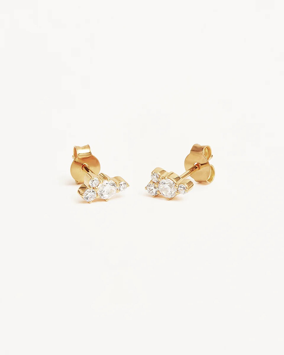 By Charlotte - Mist Stud Earrings - Gold