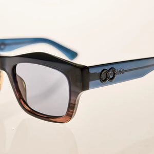 Childe - FOLSOM - Sunset Blue Gradient / Grey Bio Lens