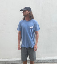 Load image into Gallery viewer, Three Stories - On Rail Tee - Blue Jean
