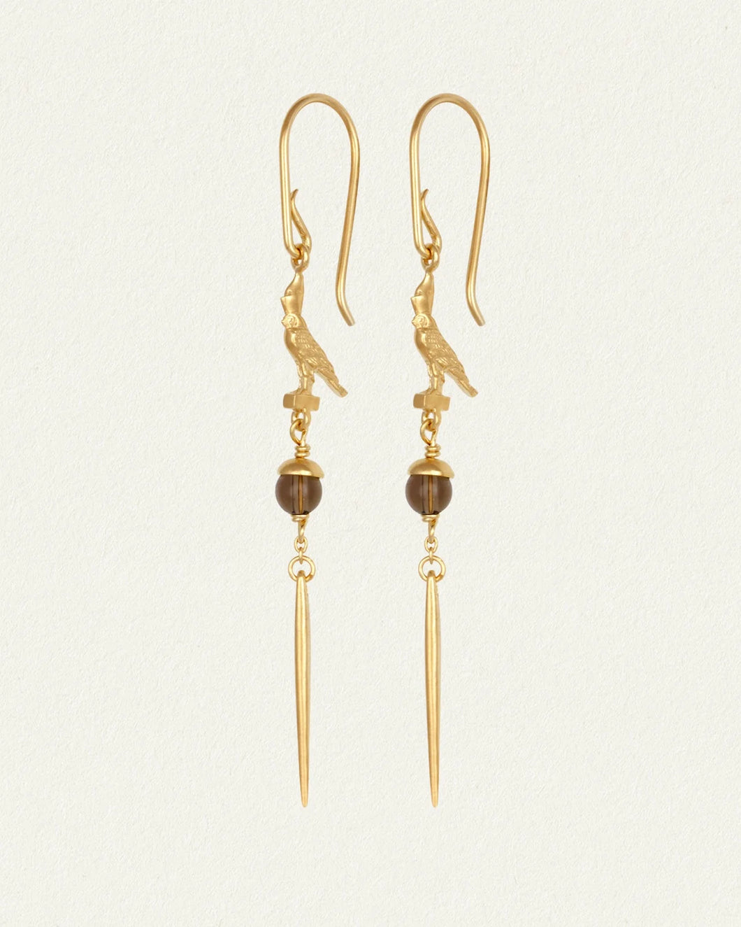 Temple Of The Sun - Ray Earrings - Gold