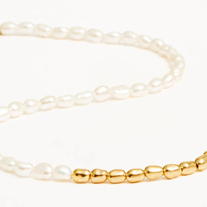 By Charlotte - By Your Side Pearl Choker - Gold