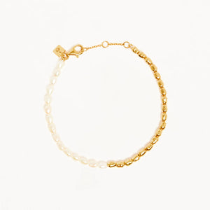 By Charlotte - By Your Side Pearl Bracelet - Gold