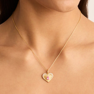 By Charlotte - Connect With Your Heart Pendant - Gold