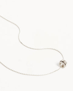 By Charlotte - I Am Loved Spinning Meditation Necklace - Silver