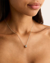 Load image into Gallery viewer, By Charlotte - I Am Loved Spinning Meditation Necklace - Silver
