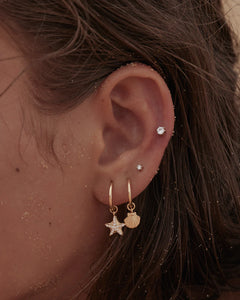By Charlotte - By The Shore Hoops - Gold