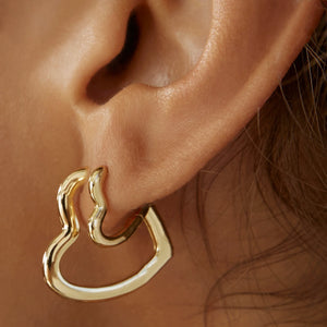 Arms Of Eve - Sweetheart Earrings Small - Gold