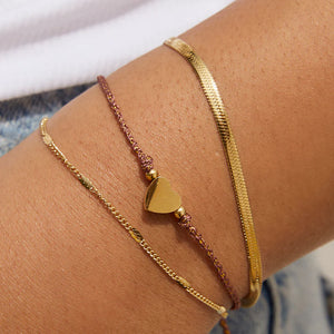 Arms Of Eve - Love Me Bracelet - Plum
