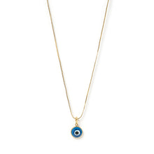 Load image into Gallery viewer, Arms Of Eve - Occhio Charm Necklace - Gold
