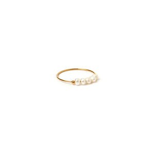 Arms Of Eve - Remi Pearl Ring - Gold