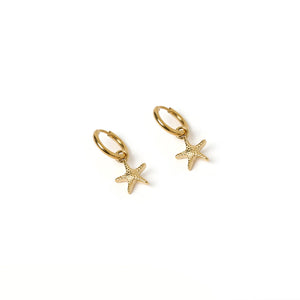 Arms Of Eve - Sea Star Earrings - Gold