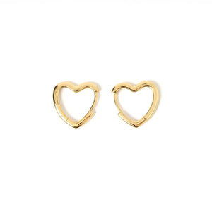 Arms of Eve- Sweetheart Gold Earrings- Large
