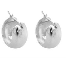 Load image into Gallery viewer, Cleopatra&#39;s Bling - Hecate Hoop Earrings - Silver
