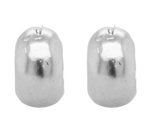 Load image into Gallery viewer, Cleopatra&#39;s Bling - Hecate Hoop Earrings - Silver
