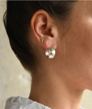 Load image into Gallery viewer, Cleopatra&#39;s Bling - Hecate Hoop Earrings - Silver
