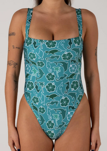 Inner Relm - Sundeck One Piece - Dolphin Green