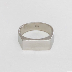 Sue The Boy - Wide Rectangle Signet Ring