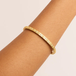 By Charlotte - Live In Grace Cuff - Gold