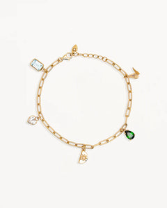 By Charlotte - Wanderlust Charm Bracelet - Gold